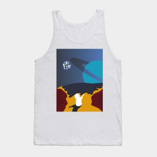 Beautiful Space View On Planets In Solar System Tank Top